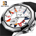 Nuevo BEN NEVIS BN3020G Calendario luminoso Reloj de cuarzo para hombre Relojes deportivos de negocios informales